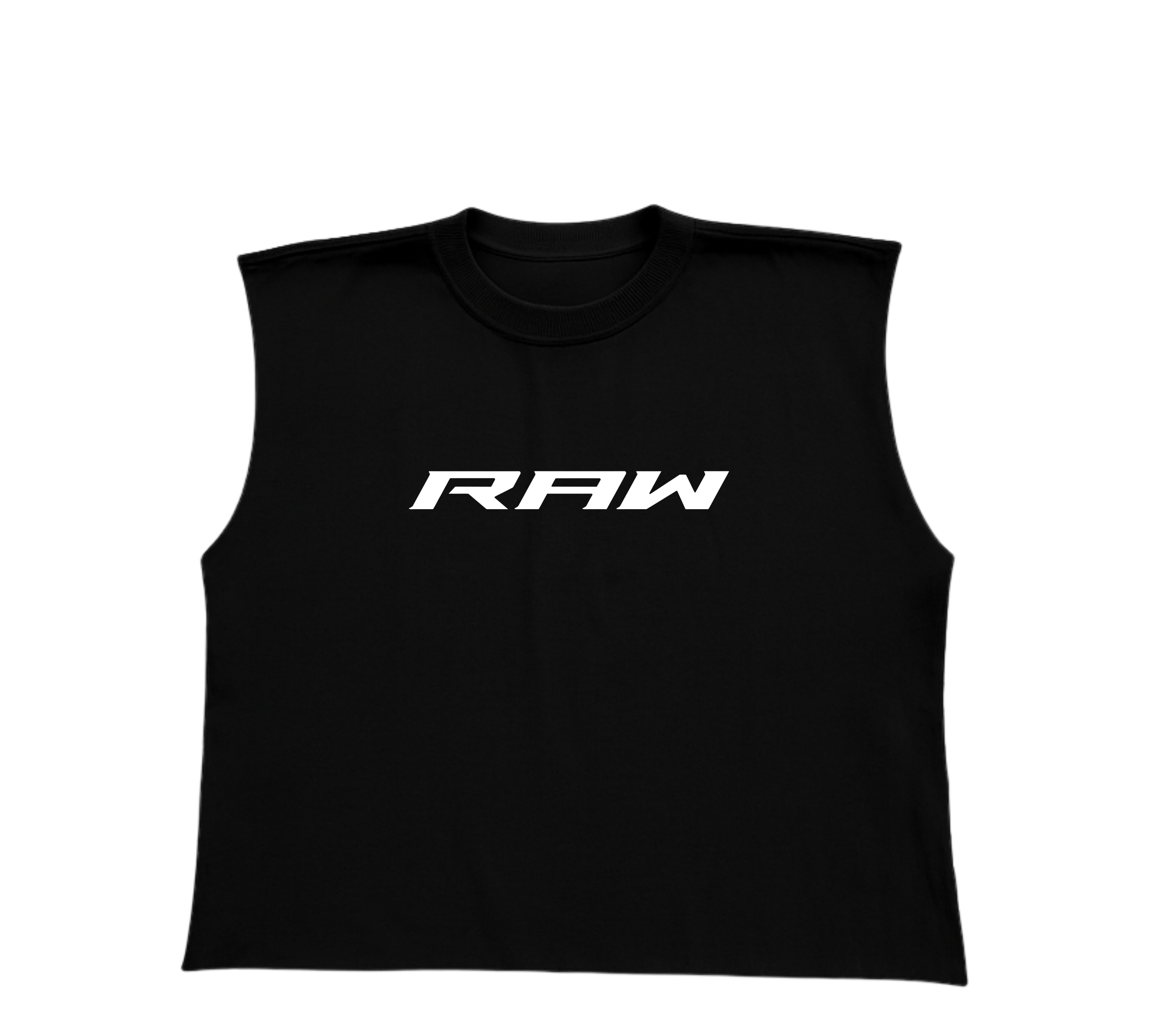 RAW / IMPACT Cropped Muscle Tee